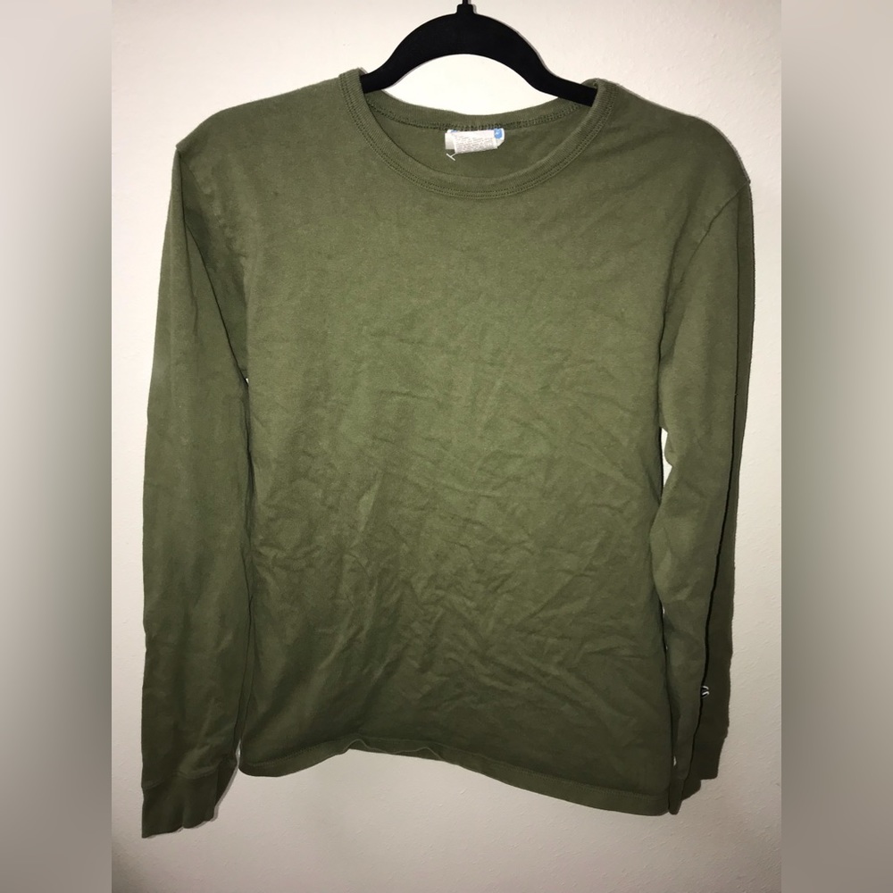 Men’s Green Champion Long Sleeve - Medium